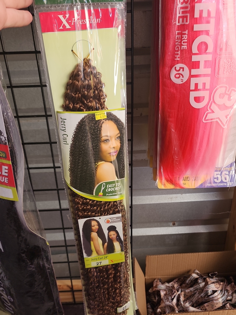 Outre Jerry Curl Crochet Hair Extension - 27 Brown 4 Packages